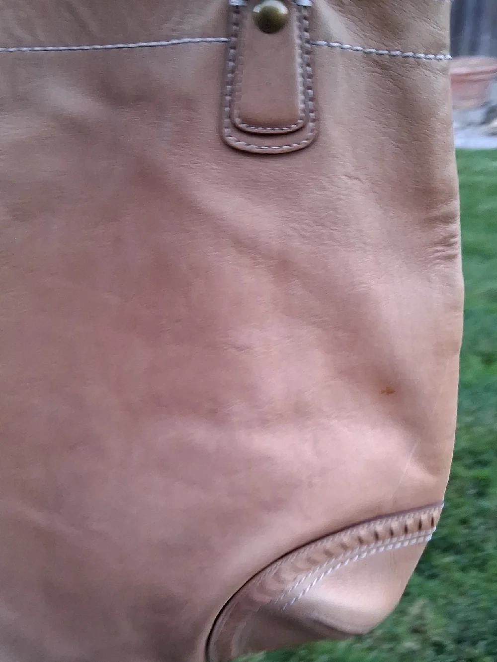 Coach Poppy Whipstitch Natural Leather Hobo Tote October 2011 - Picture 5 of 15